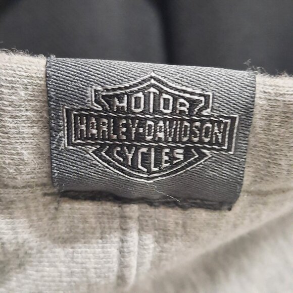 Women's Harley Davidson Pullover Hoodie Size 2XL Raw V Cut Bikercore - Picture 3 of 8